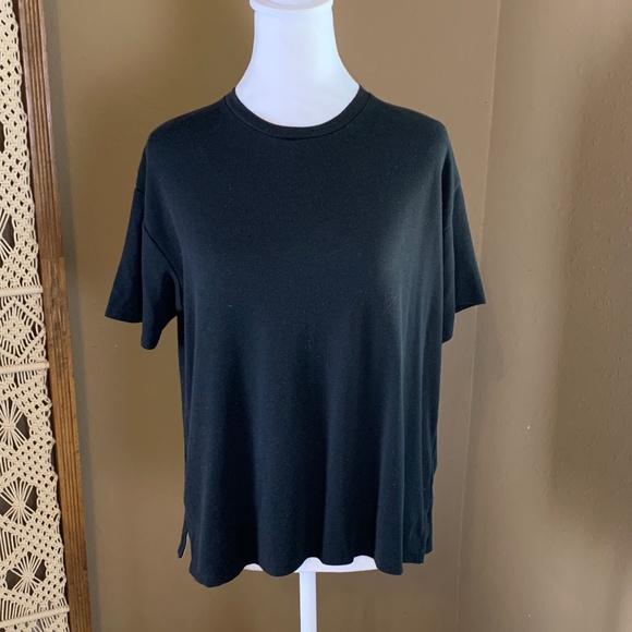 Madewell MWL Black T-Shirt Top Size XS - Minimalist Style - Picture 1 of 8